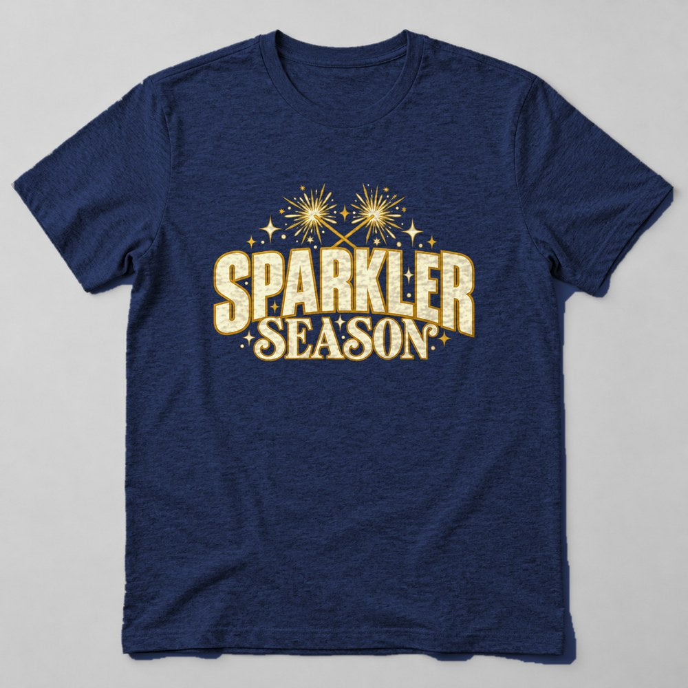 Sparkler Season T-Shirt in Navy
