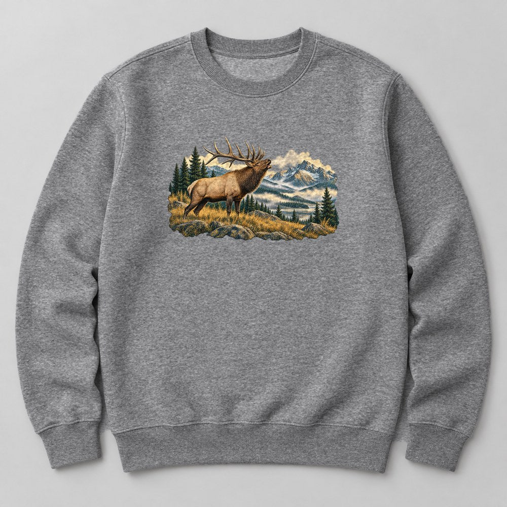 Elk Meadow Sweatshirt in Heather Grey