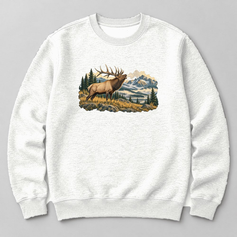 Elk Meadow Sweatshirt in White