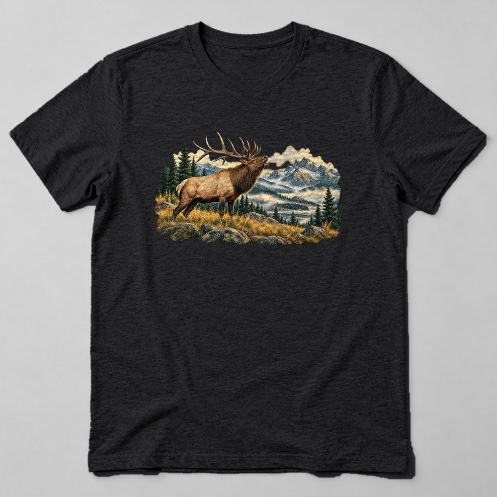 Elk Meadow T-Shirt in Black