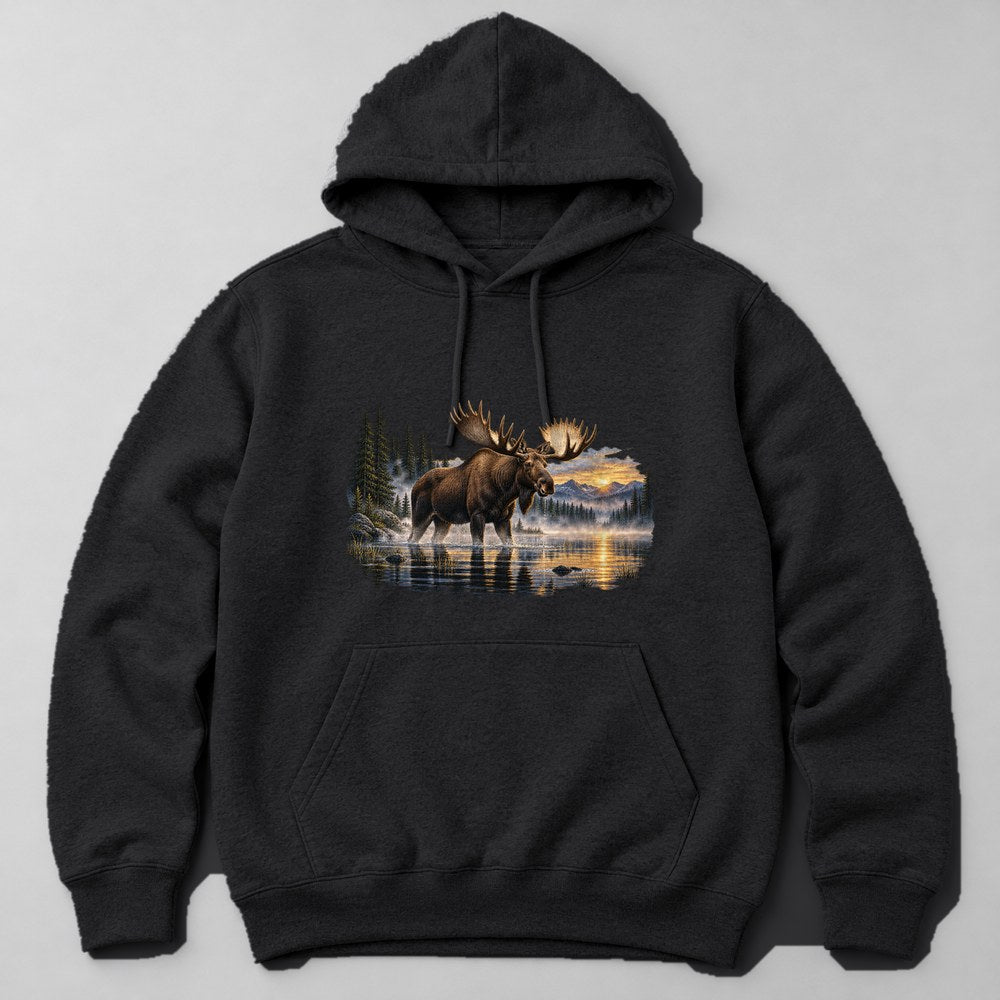 Moose Lake Hoodie in Black