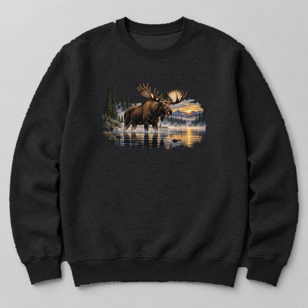 Moose Lake Sweatshirt in Black