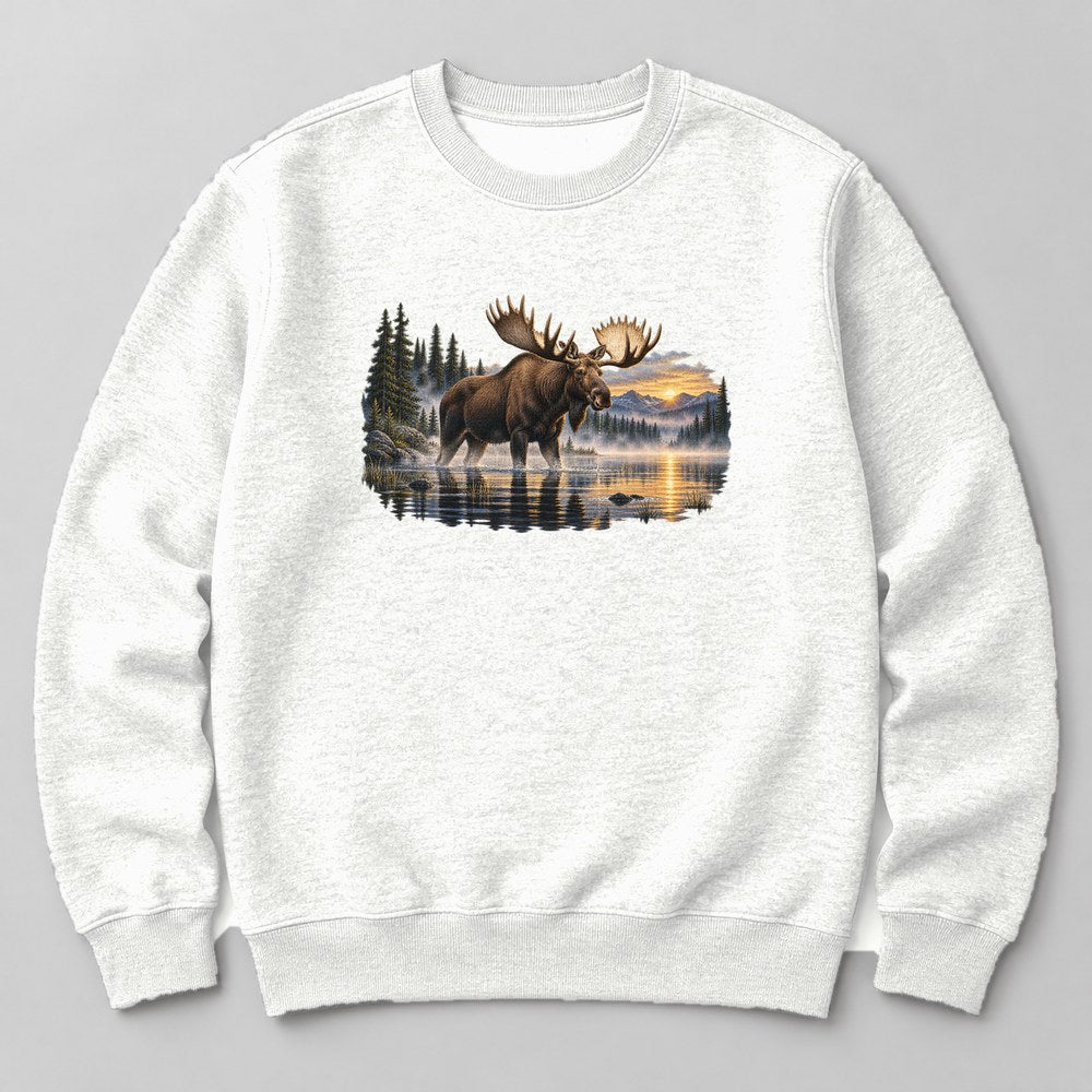 Moose Lake Sweatshirt in White