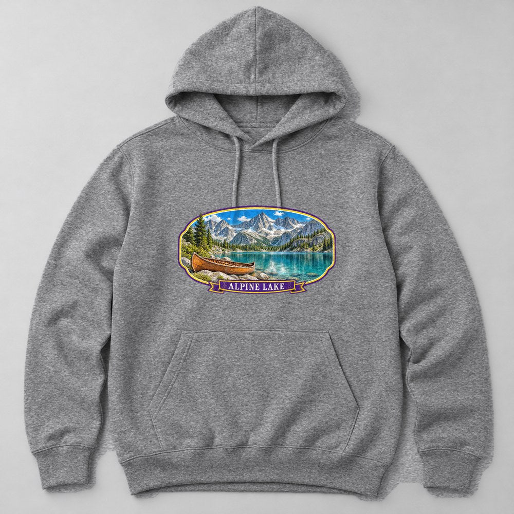 Alpine Lake Hoodie in Heather Grey
