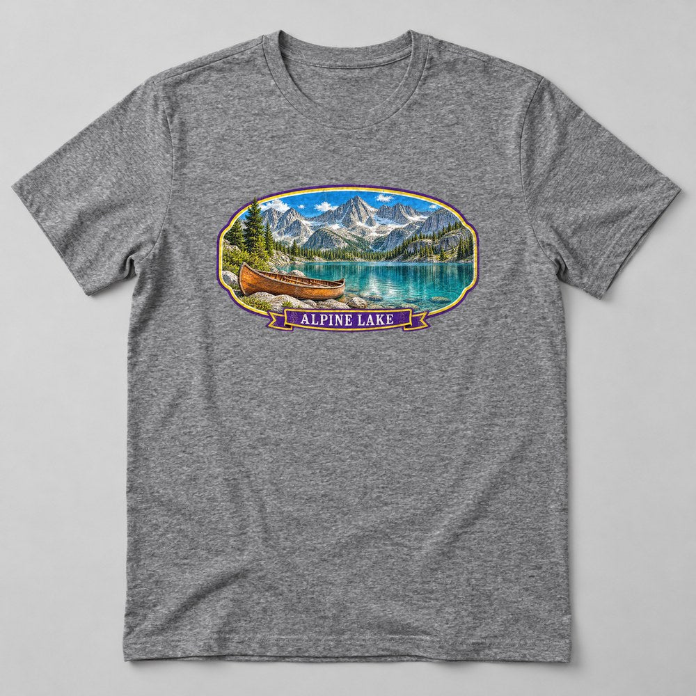 Alpine Lake T-Shirt in Heather Grey