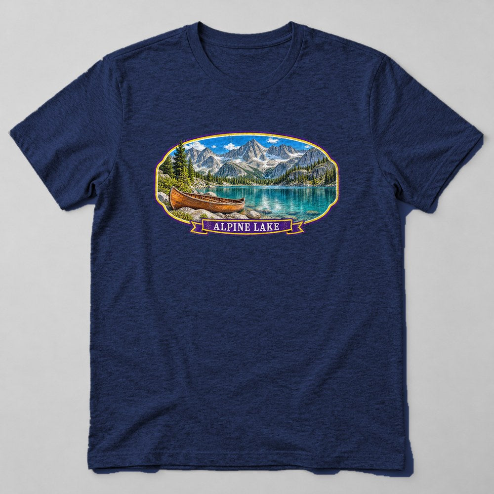 Alpine Lake T-Shirt in Navy