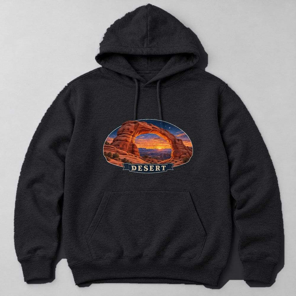 Desert Hoodie in Black