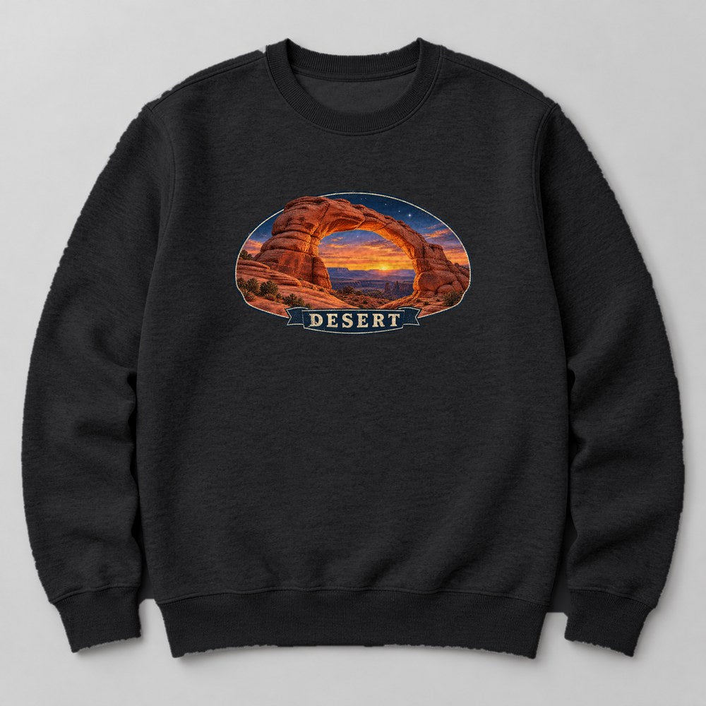 Desert Sweatshirt in Black