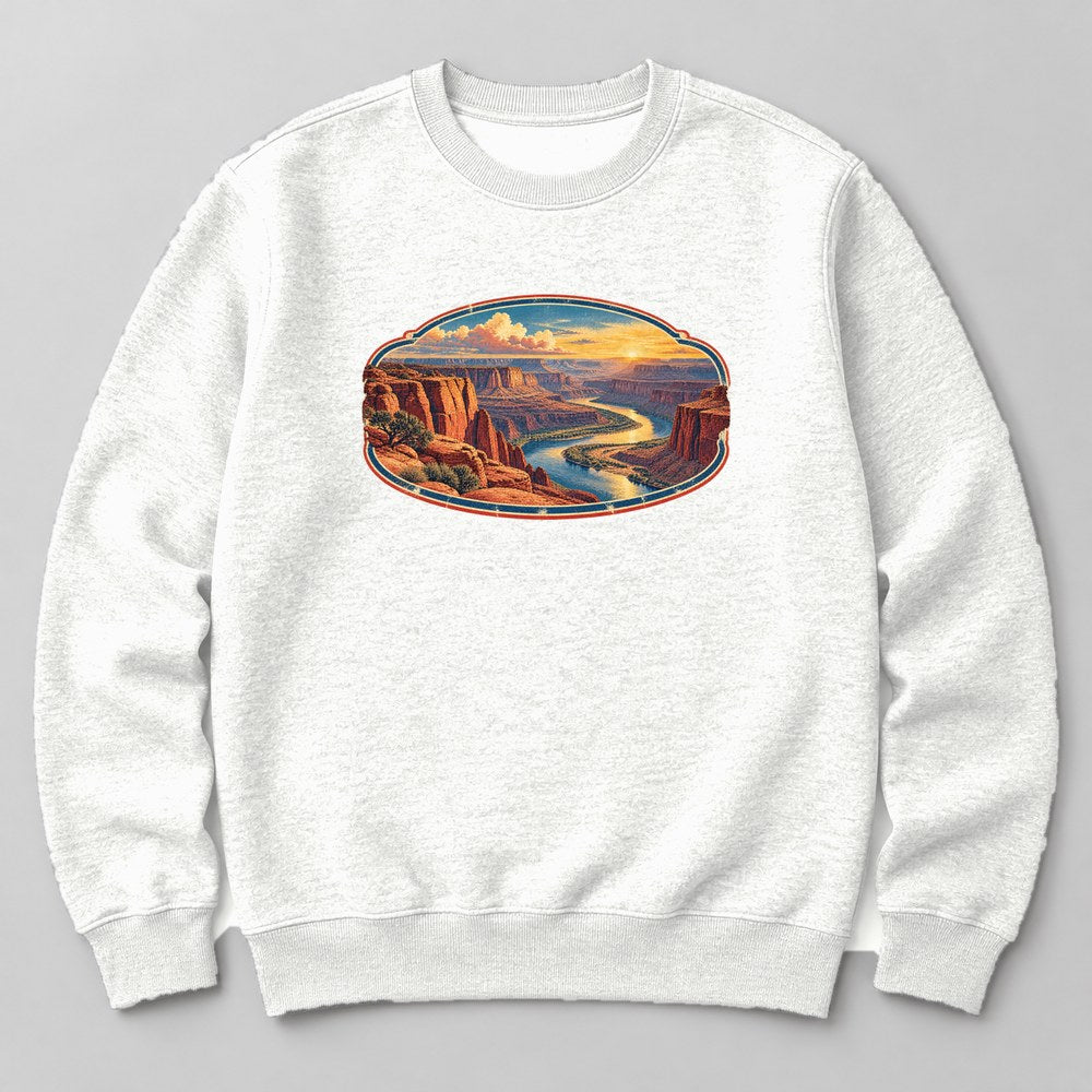Canyon River Sweatshirt in White