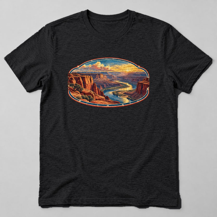 Canyon River T-Shirt in Black