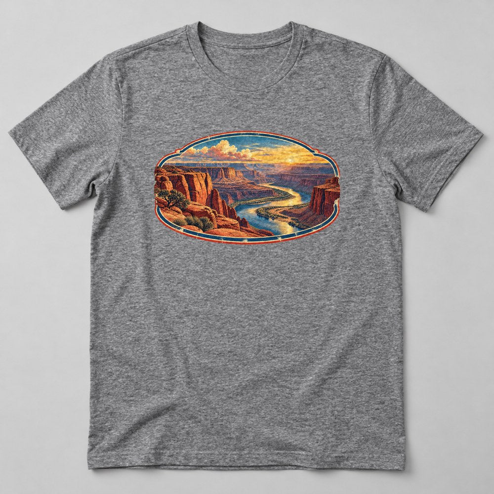Canyon River T-Shirt in Heather Grey