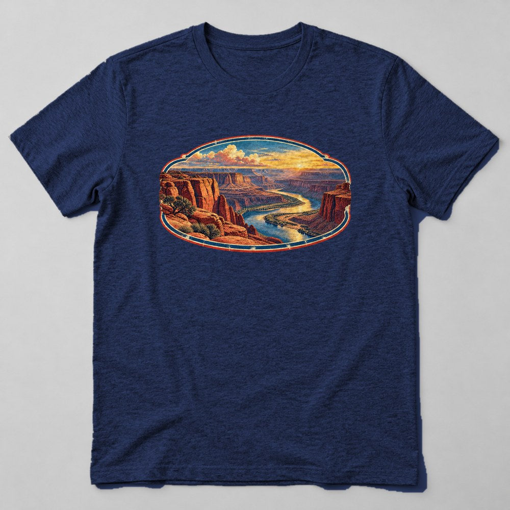 Canyon River T-Shirt in Navy