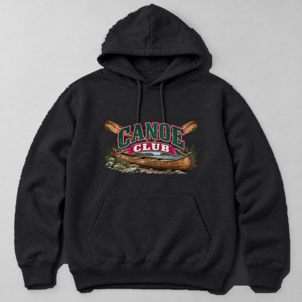 Canoe Club Hoodie in Black