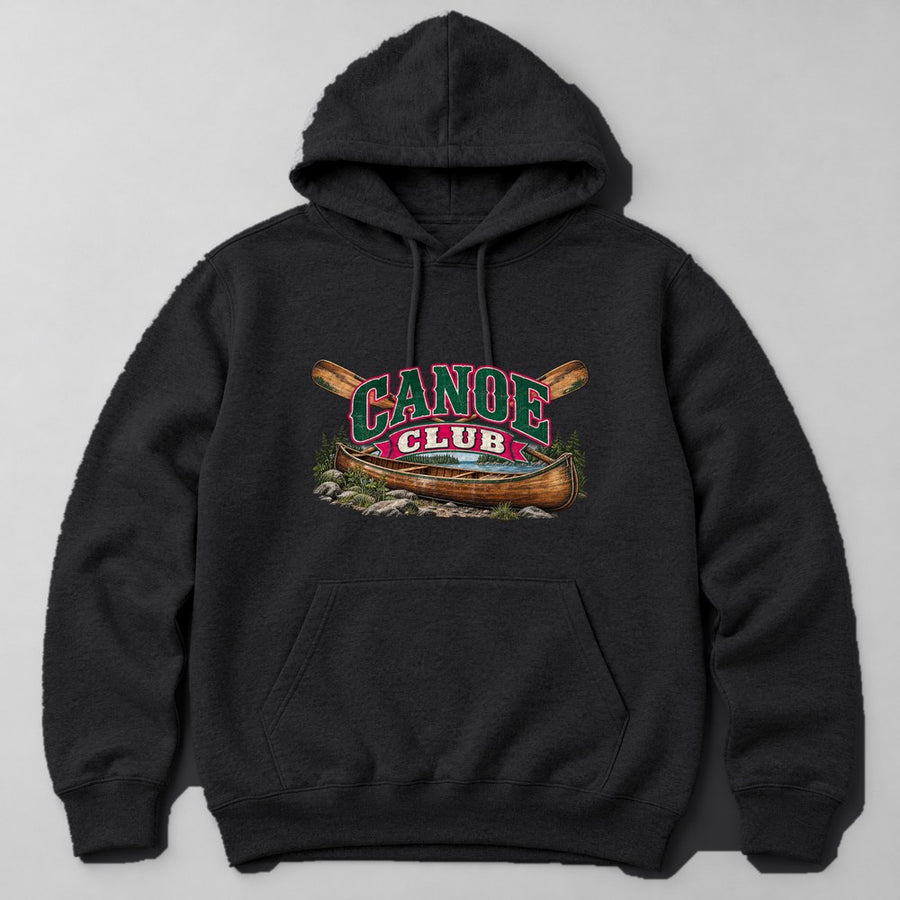 Canoe Club Hoodie in Black