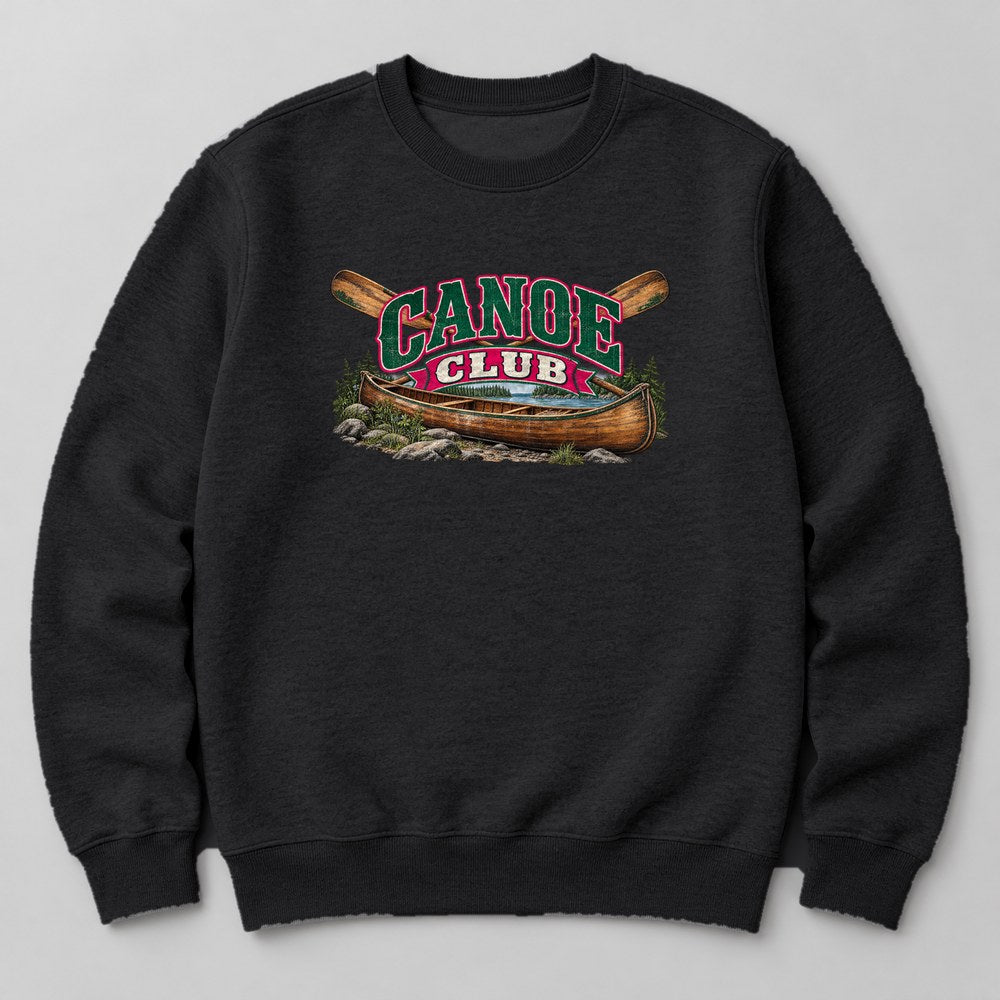 Canoe Club Sweatshirt in Black
