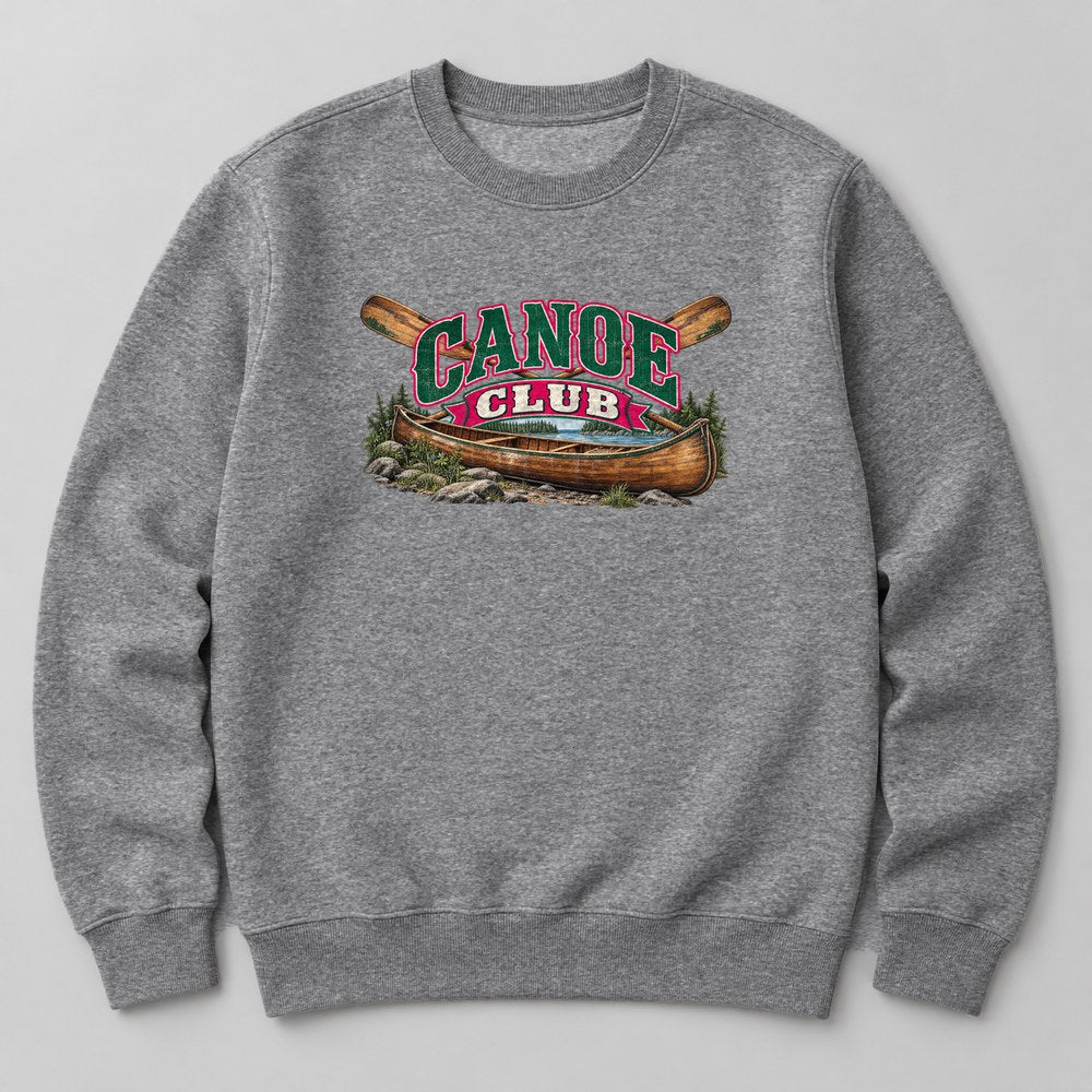 Canoe Club Sweatshirt in Heather Grey