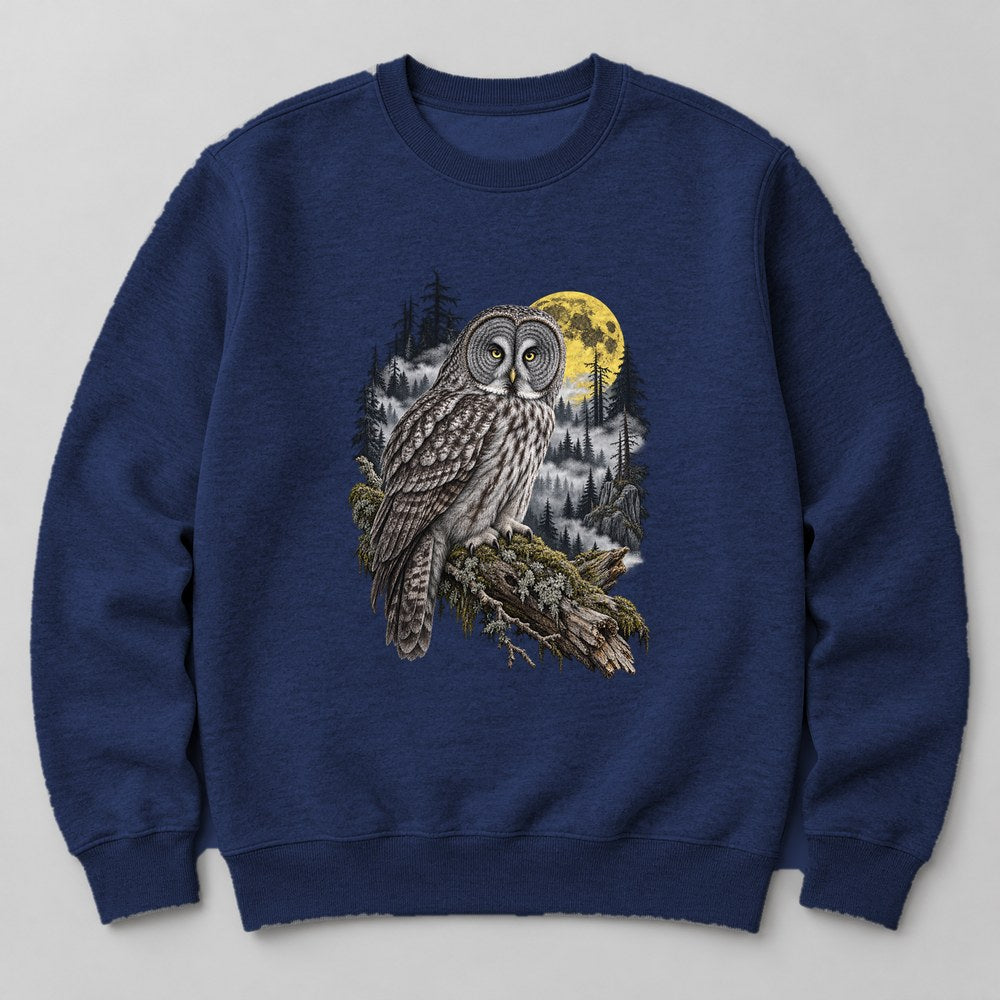 Owl Forest Sweatshirt in Navy