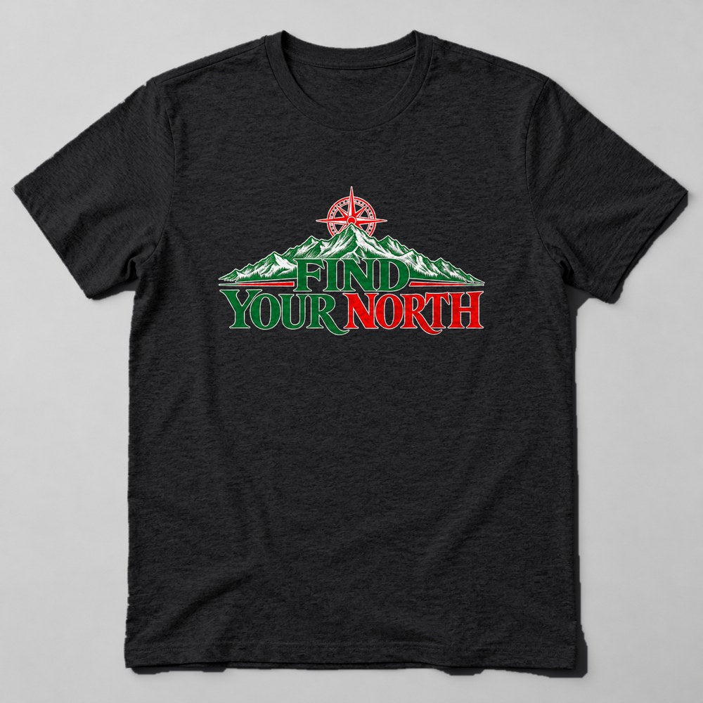 Find Your North T-Shirt in Black