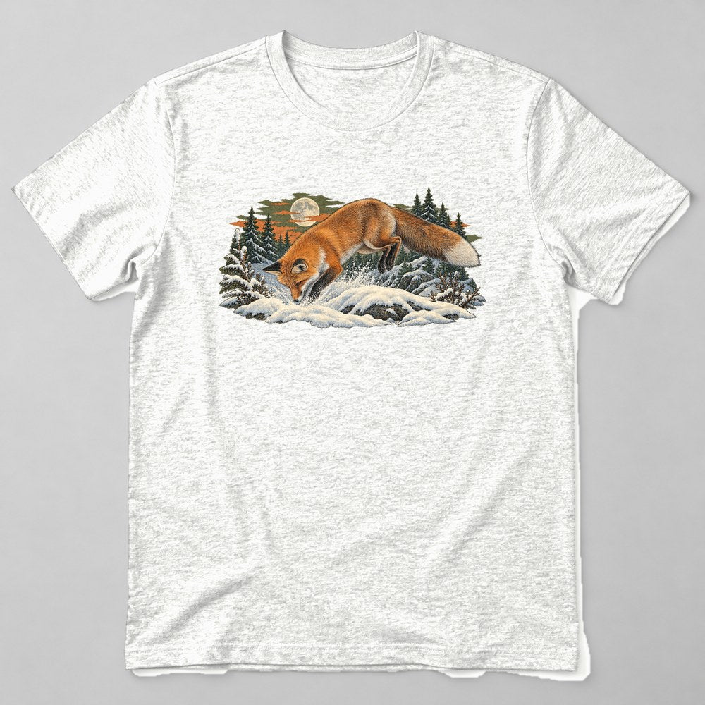 Fox Snow T-Shirt in White