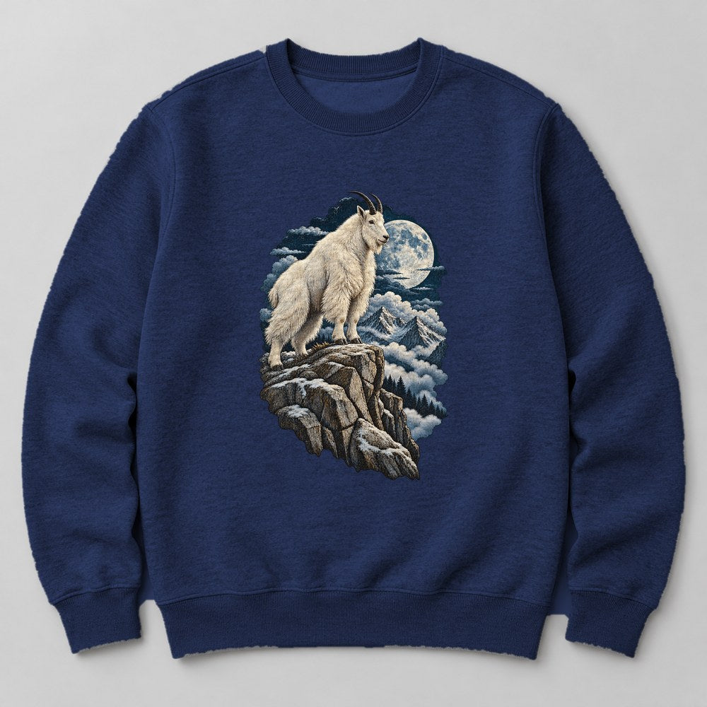 Mountain Goat Peak Sweatshirt in Navy