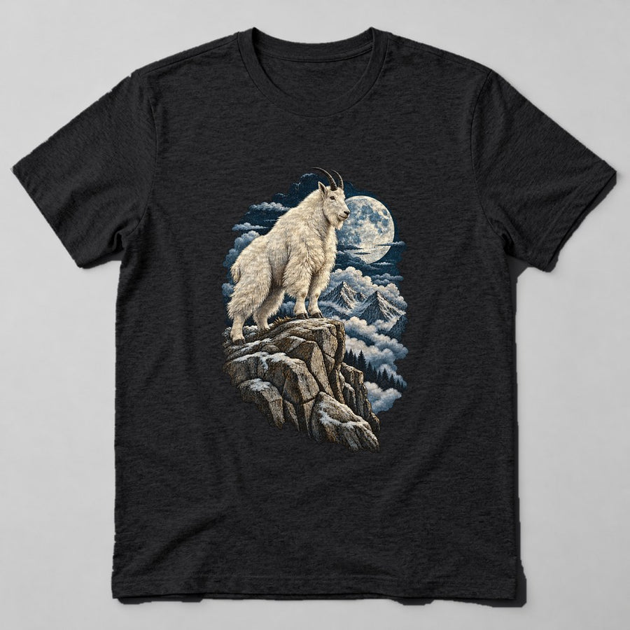 Mountain Goat Peak T-Shirt in Black