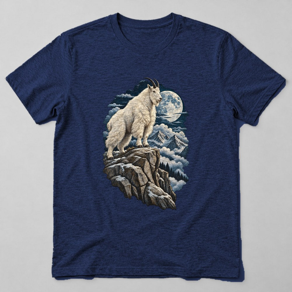 Mountain Goat Peak T-Shirt in Navy