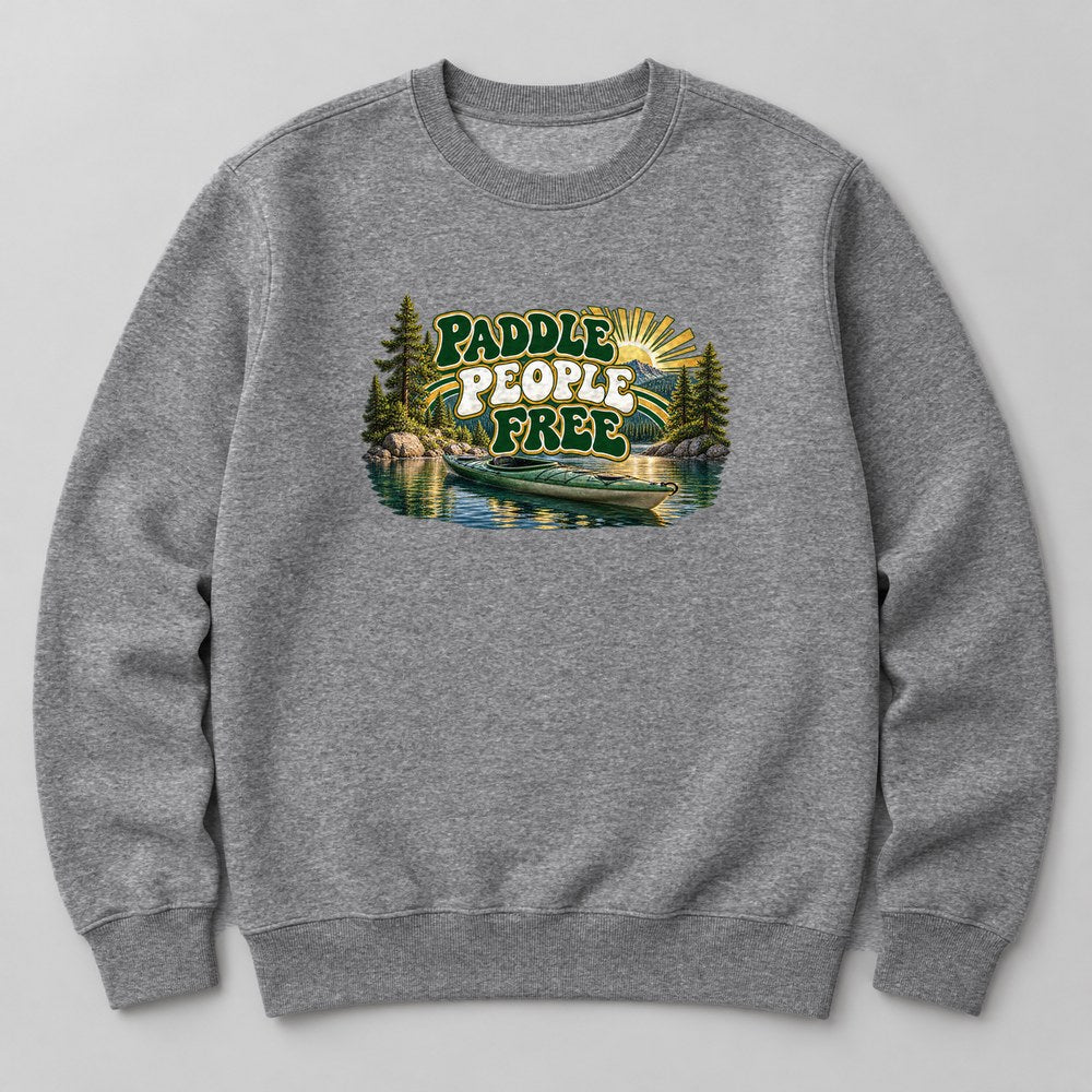 Paddle People Free Sweatshirt in Heather Grey