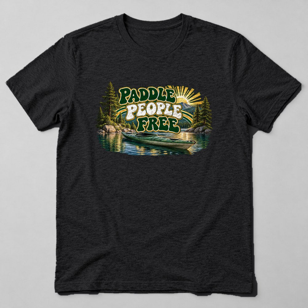 Paddle People Free T-Shirt in Black