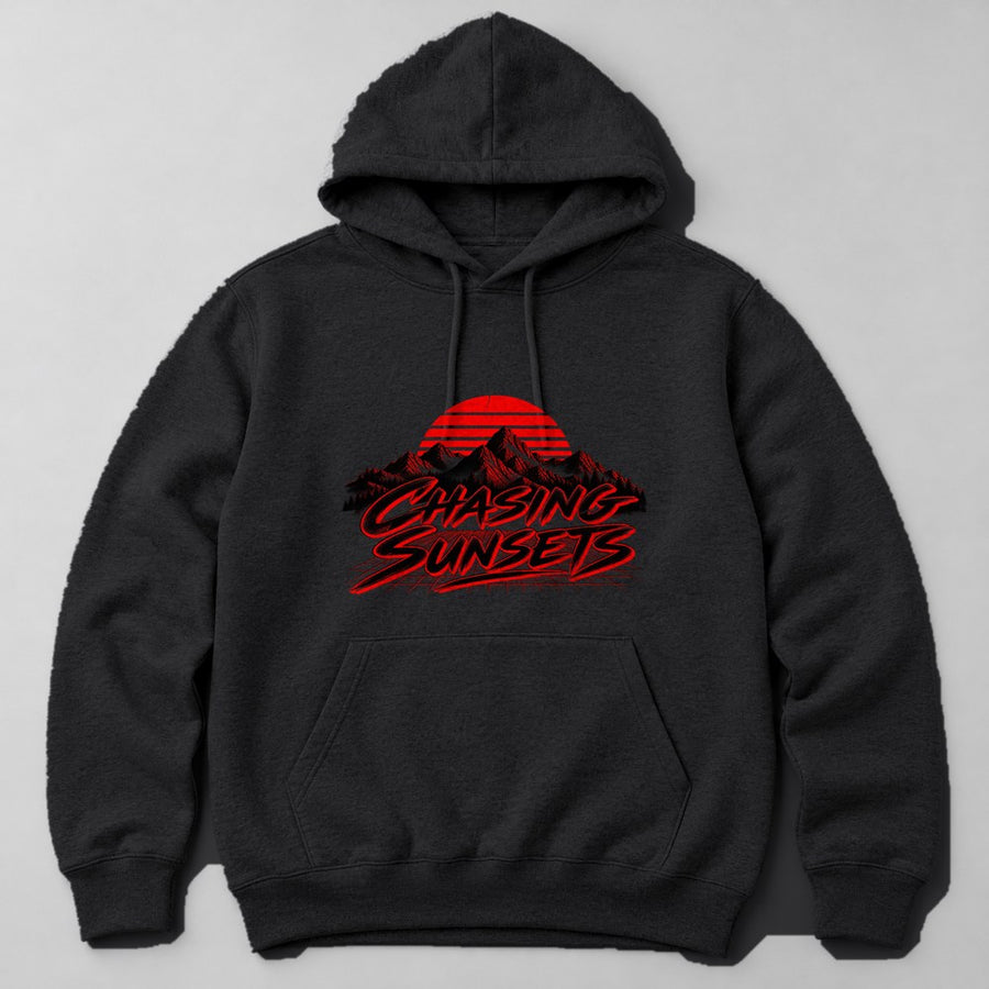 Chasing Sunsets Hoodie in Black