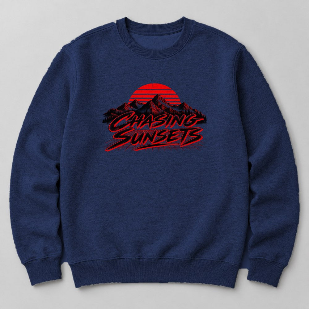 Chasing Sunsets Sweatshirt in Navy