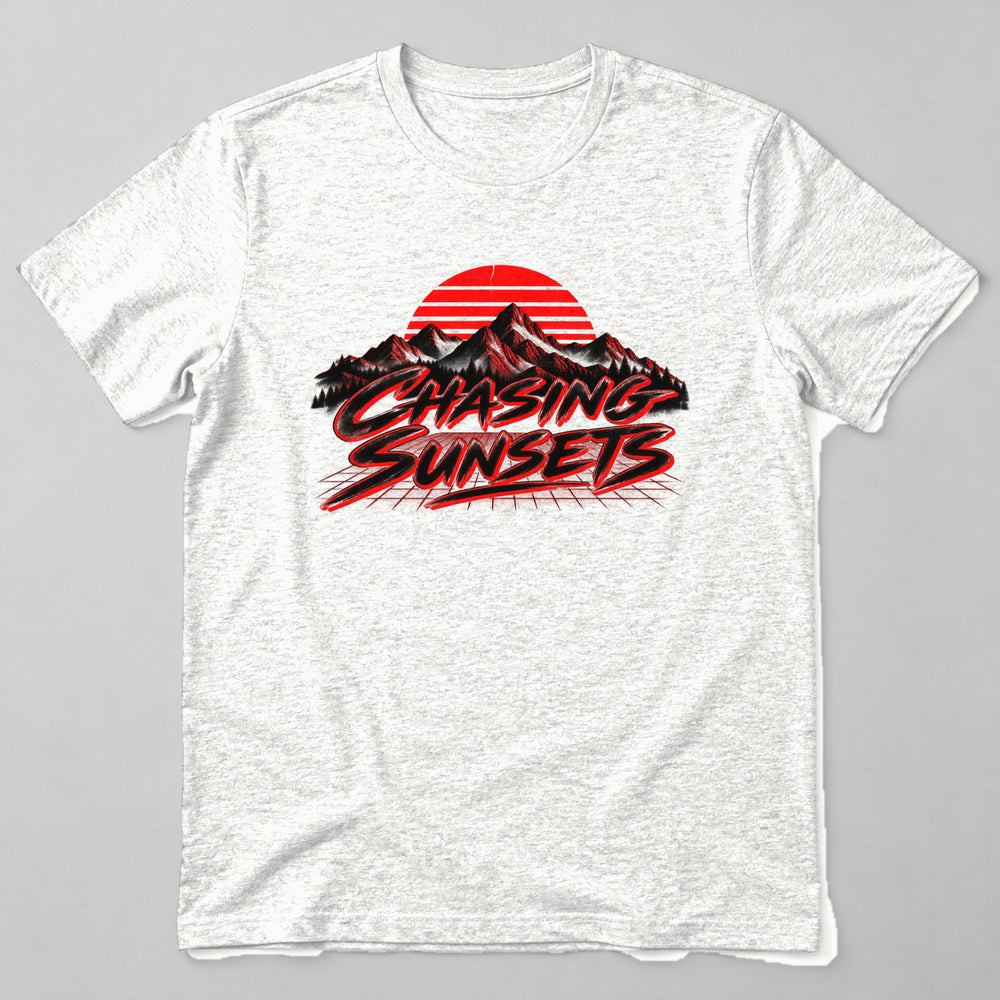 Chasing Sunsets T-Shirt in White
