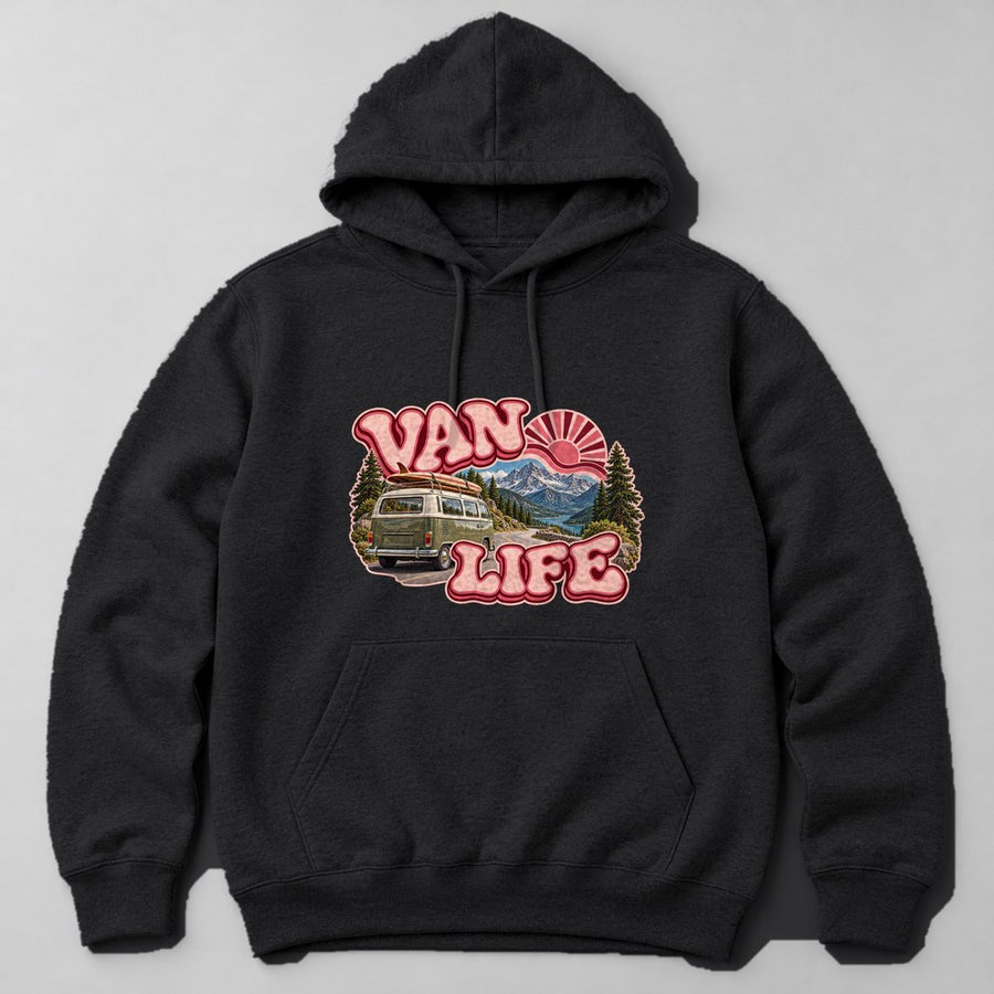 Van Life Hoodie in Black