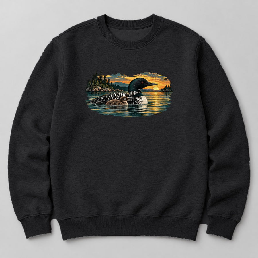 Loon Lake Sweatshirt in Black