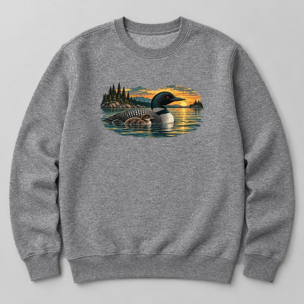Loon Lake Sweatshirt in Heather Grey