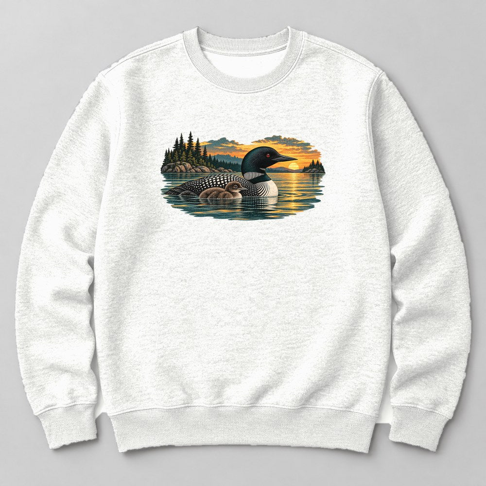Loon Lake Sweatshirt in White