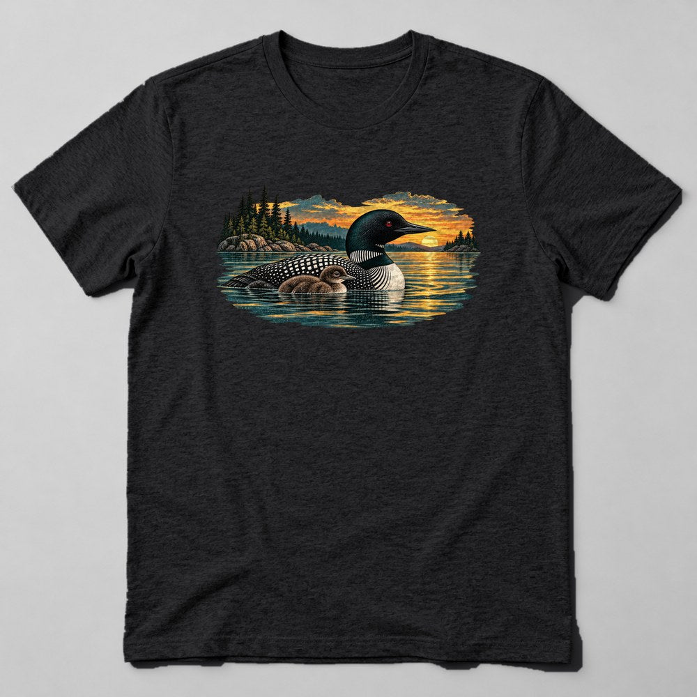 Loon Lake T-Shirt in Black
