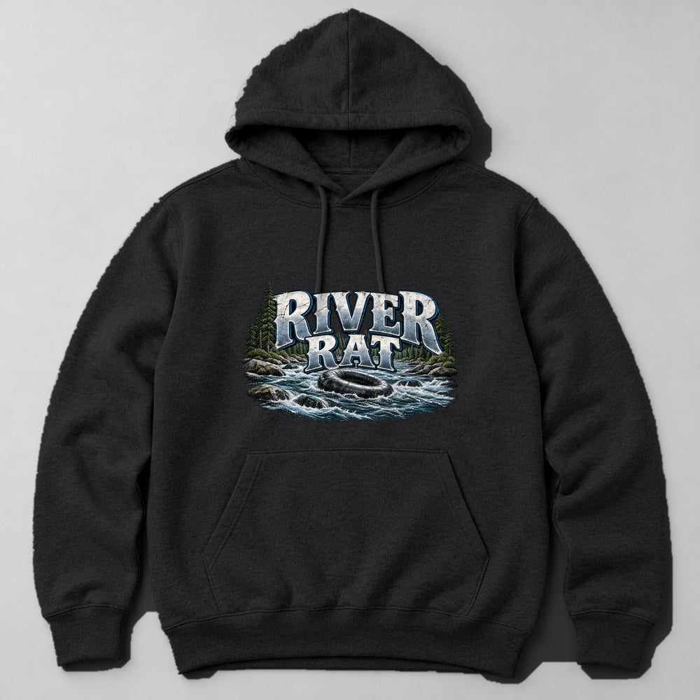 River Rat Hoodie in Black