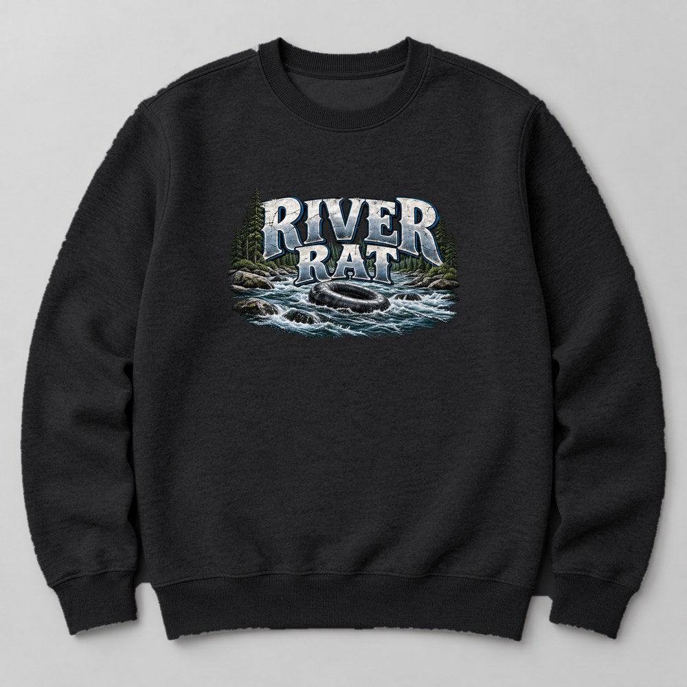 River Rat Sweatshirt in Black