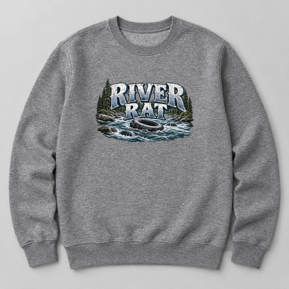 River Rat Sweatshirt in Heather Grey