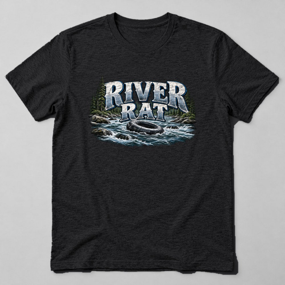 River Rat T-Shirt in Black