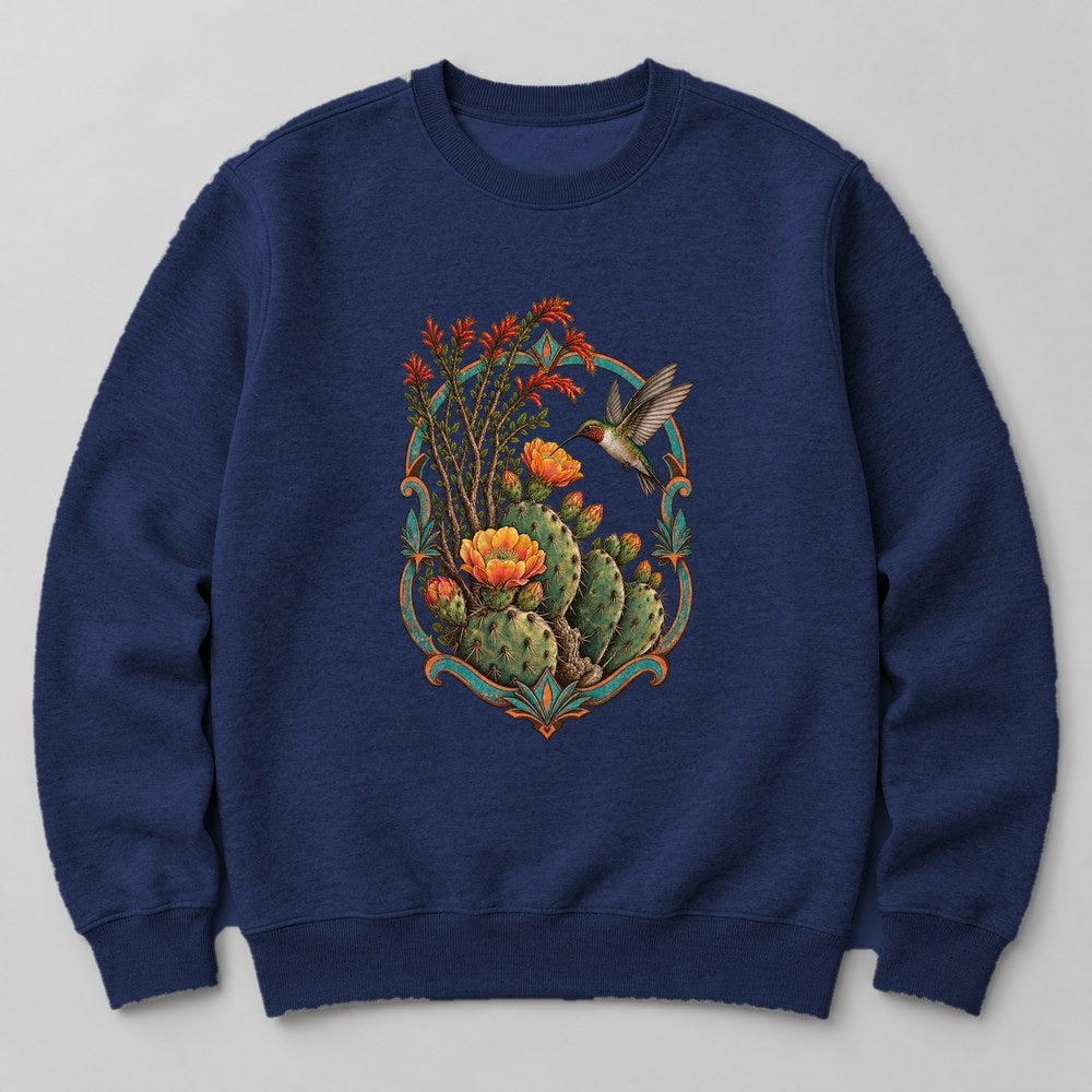Desert Bloom Sweatshirt in Navy