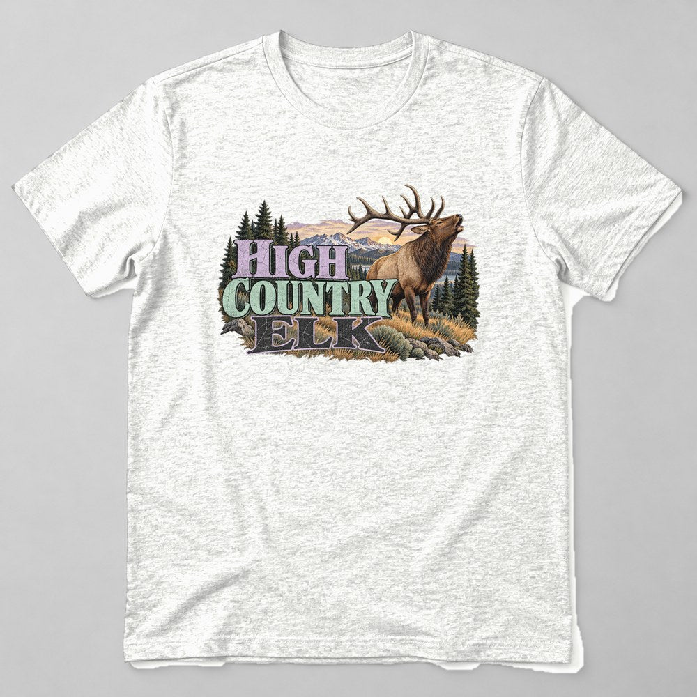 High Country Elk T-Shirt in White