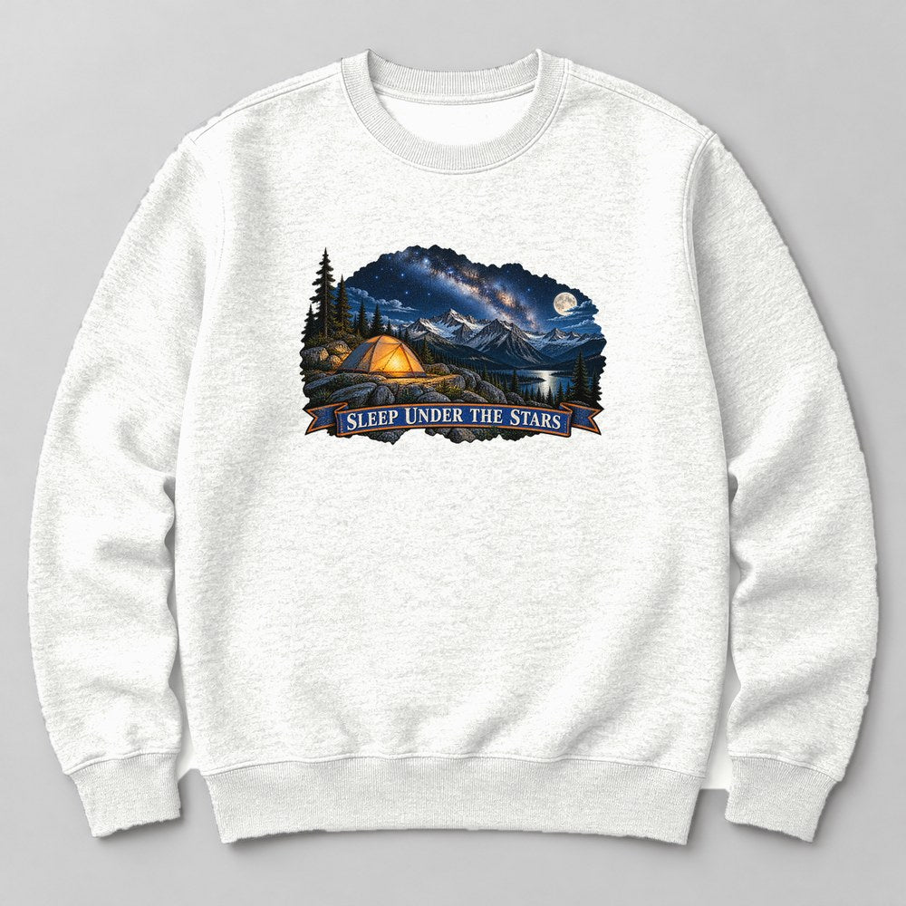 Sleep Under the Stars Sweatshirt in White