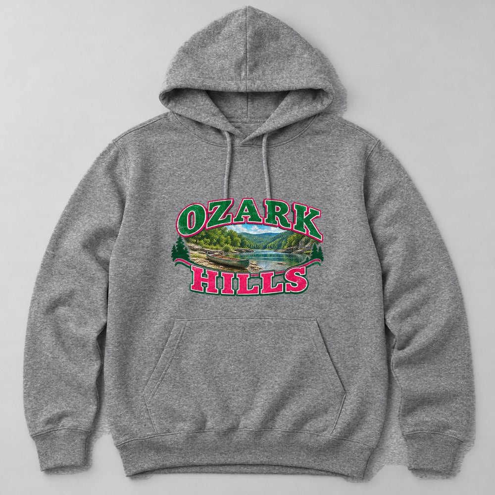Ozark Hills Hoodie in Heather Grey