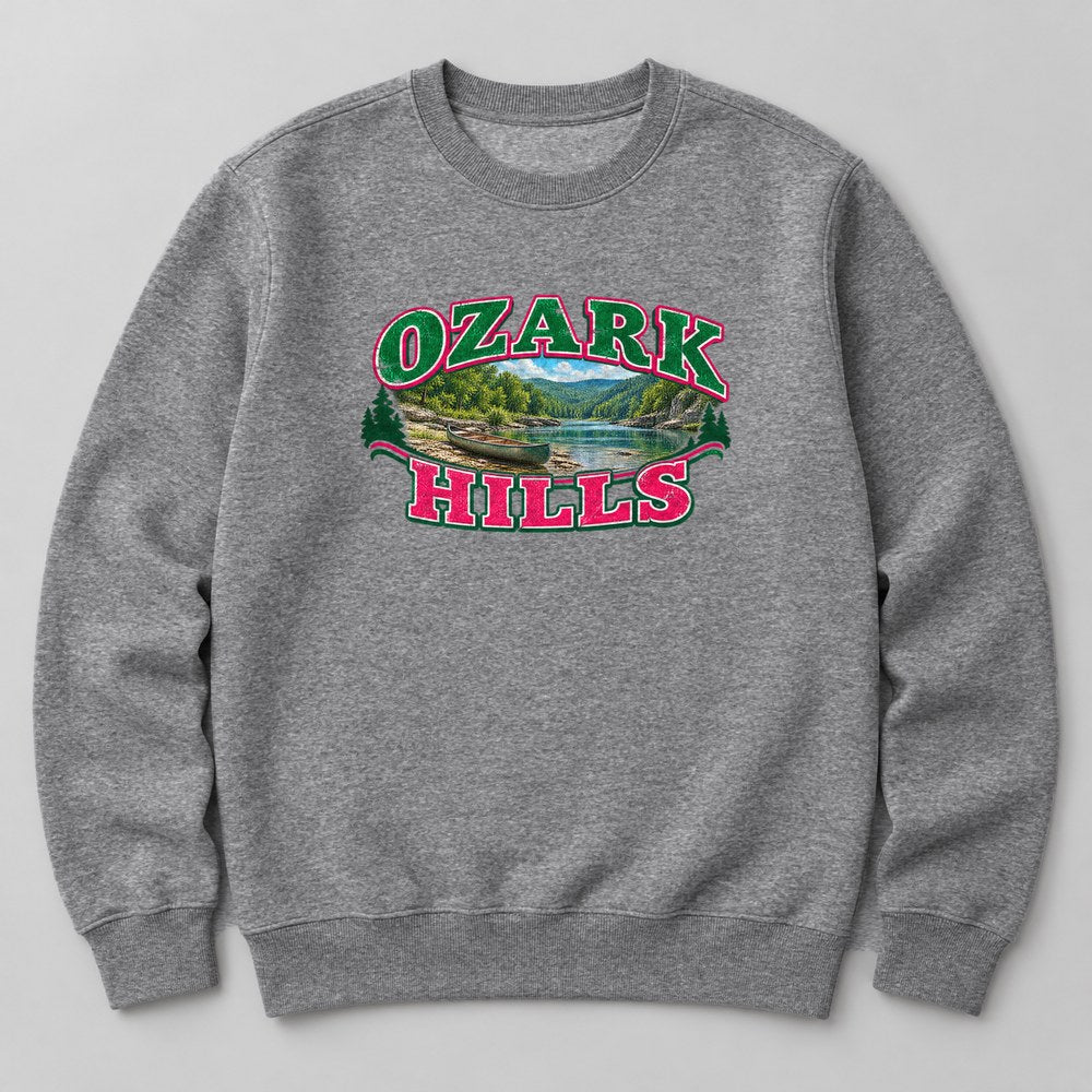 Ozark Hills Sweatshirt in Heather Grey