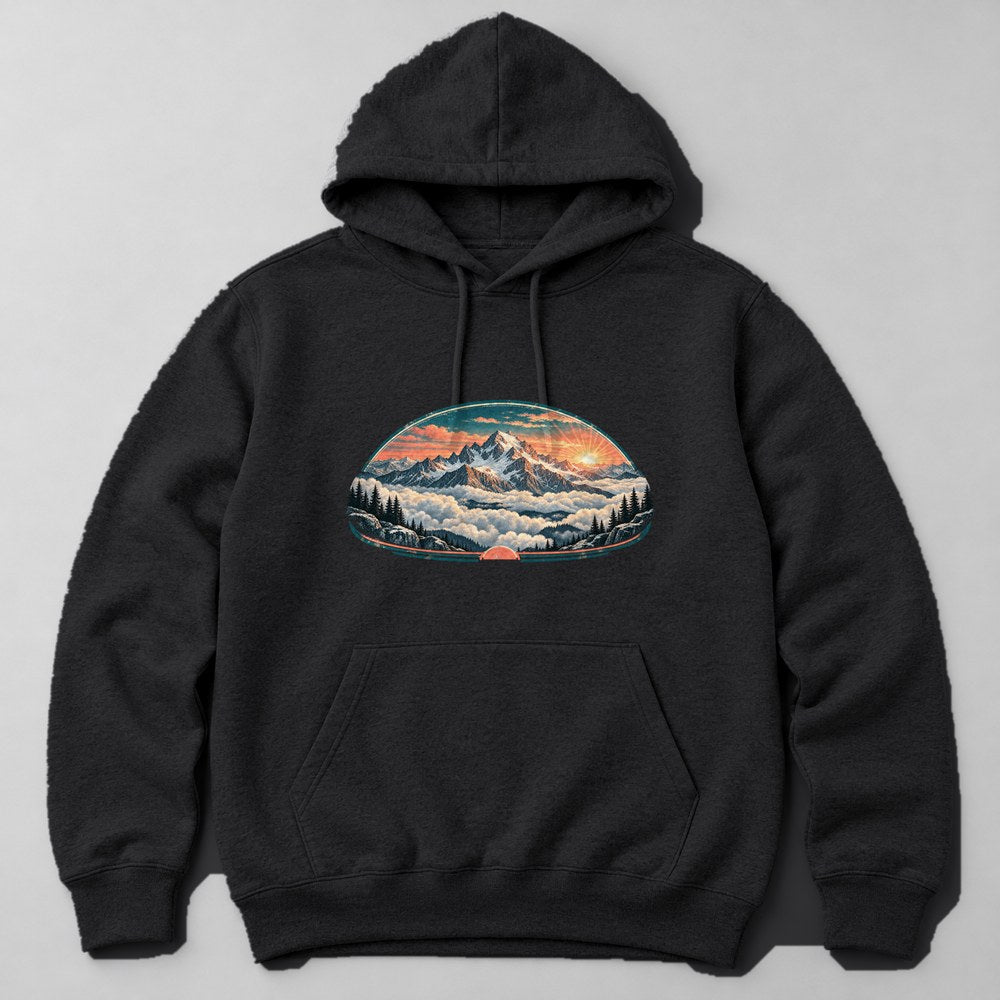Sunrise Summit Hoodie in Black
