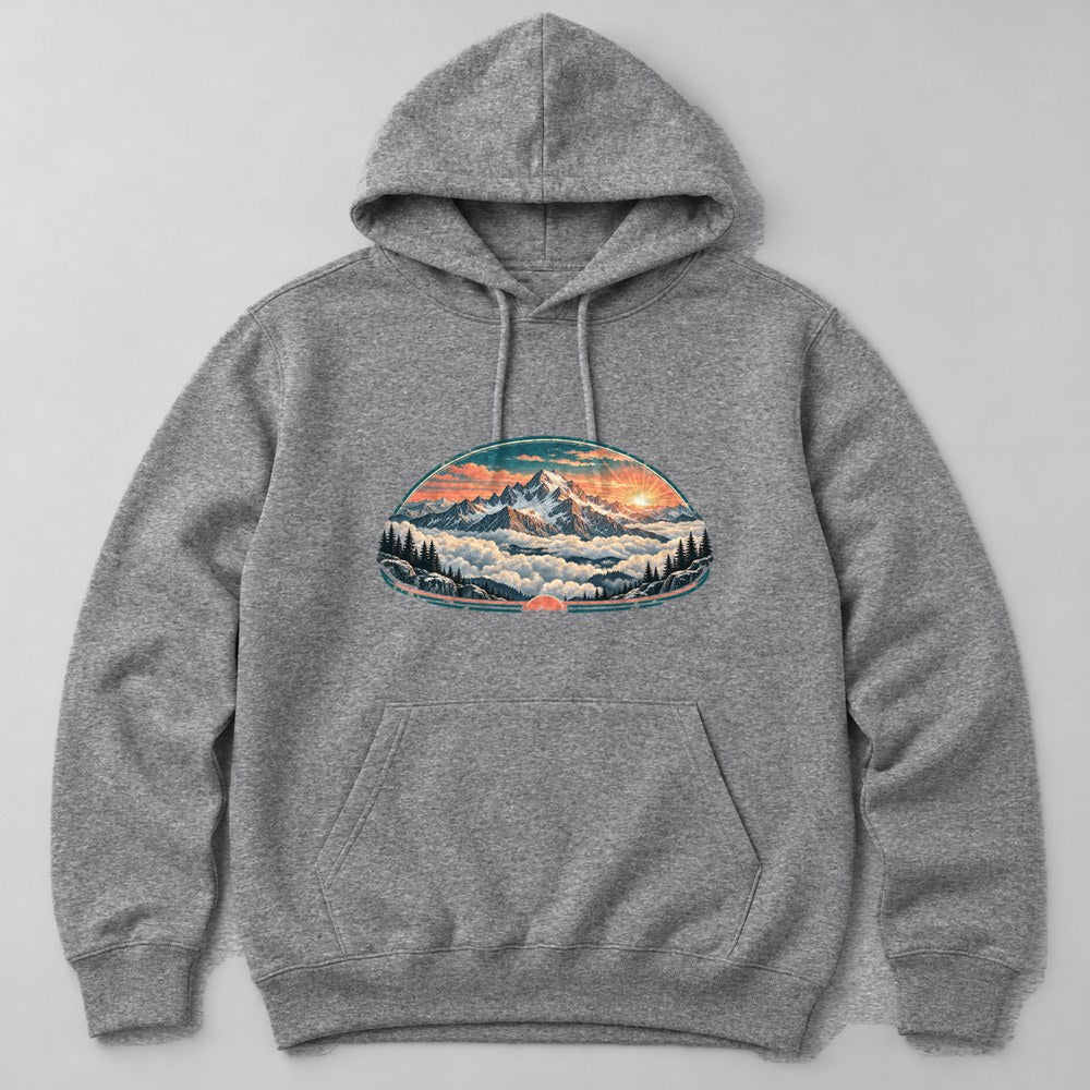 Sunrise Summit Hoodie in Heather Grey