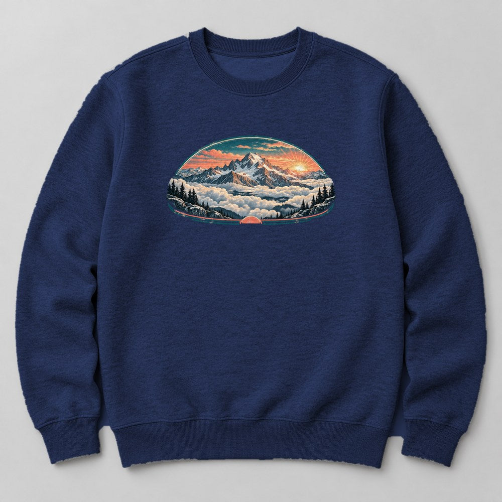 Sunrise Summit Sweatshirt in Navy