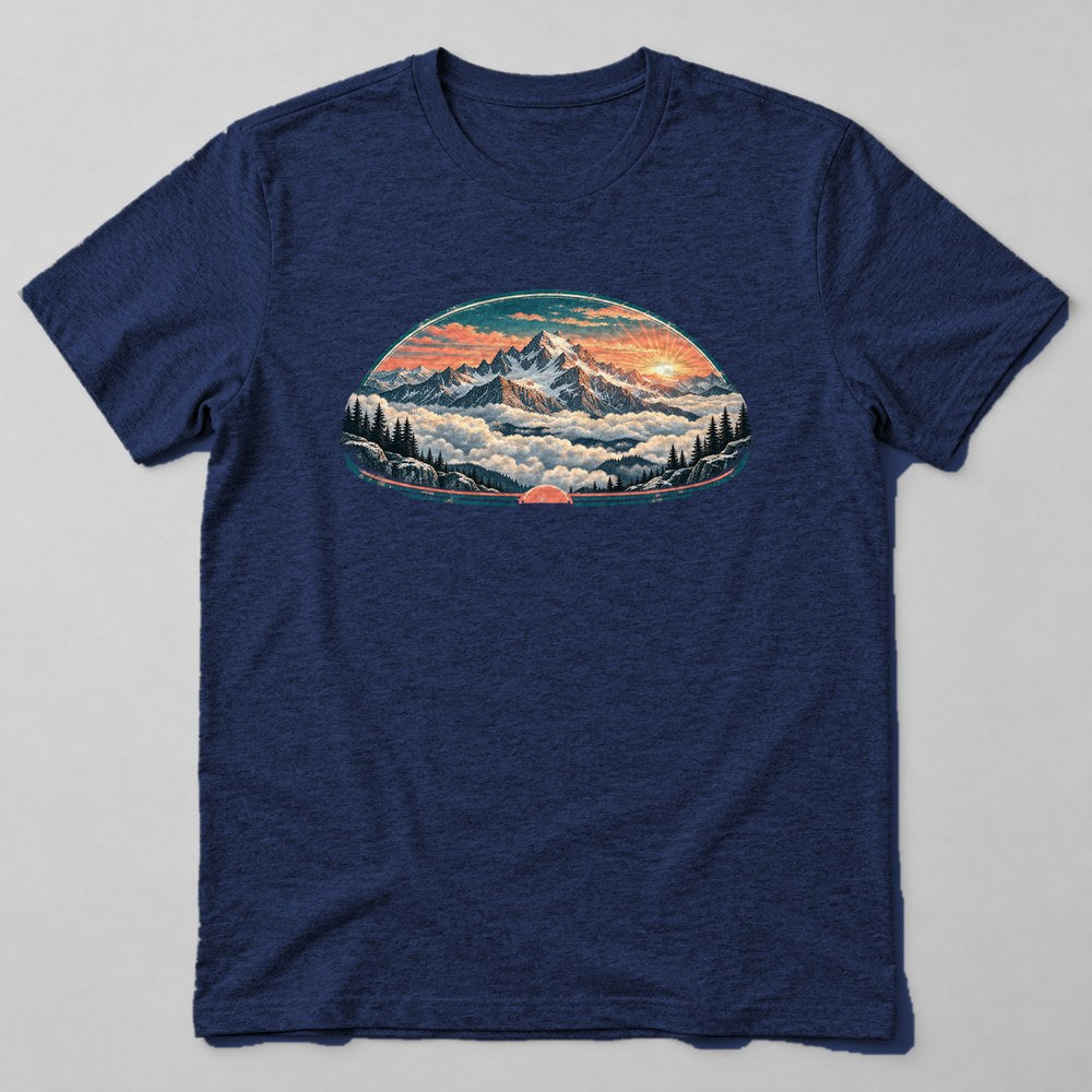 Sunrise Summit T-Shirt in Navy