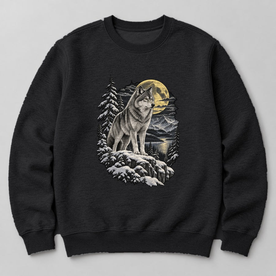 Wolf Ridge Sweatshirt in Black
